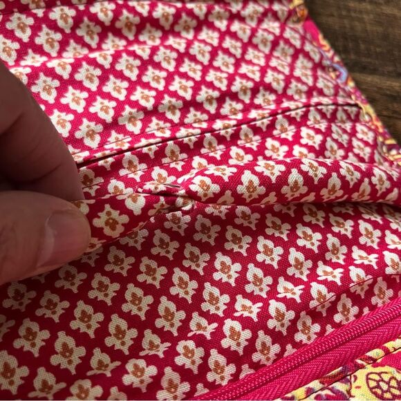 Raymond Waites Jewelry Roll Case Travel Organizer in Pinkish/Red Paisley Print - Picture 5 of 10